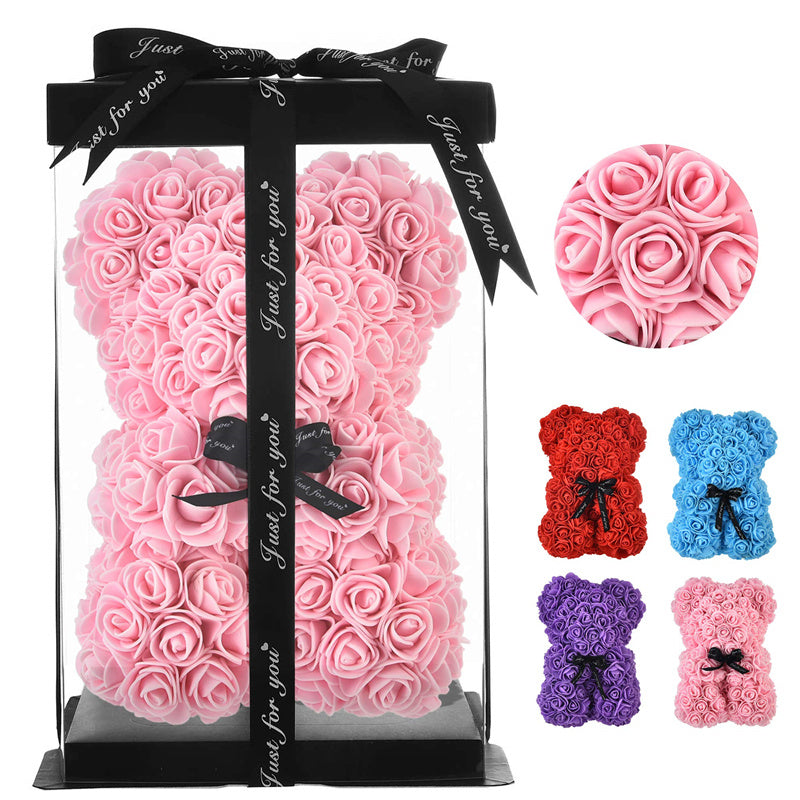 Valentines teddy bear clearance roses